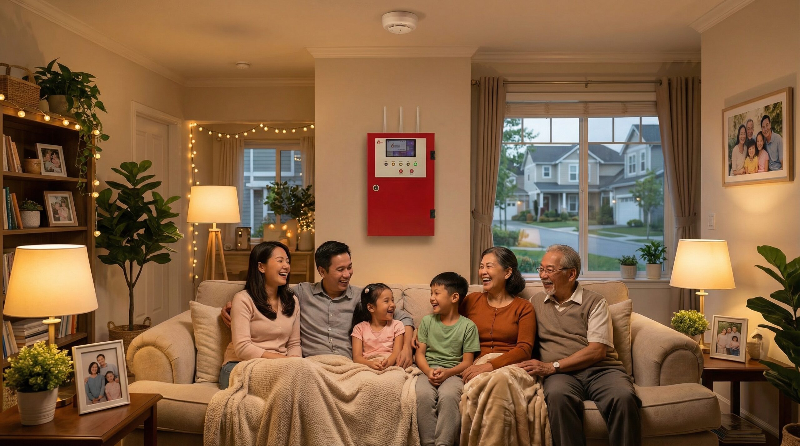 báo cháy gia đình