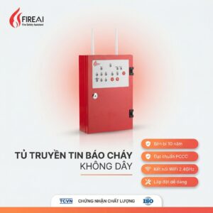 Tủ Truyền tin báo cháy không dây