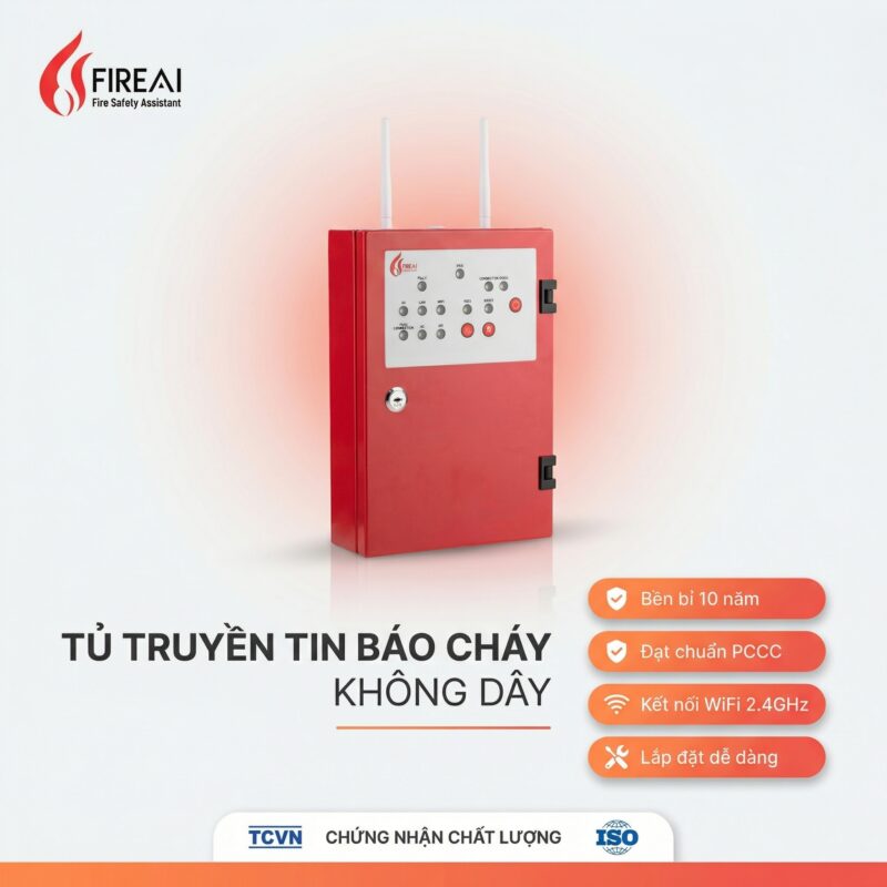 Thiết bị truyền tin báo cháy FireAI ATC-01