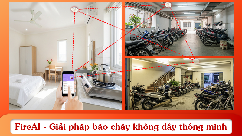 Giải pháp báo cháy cho nhà trọ và ccmn