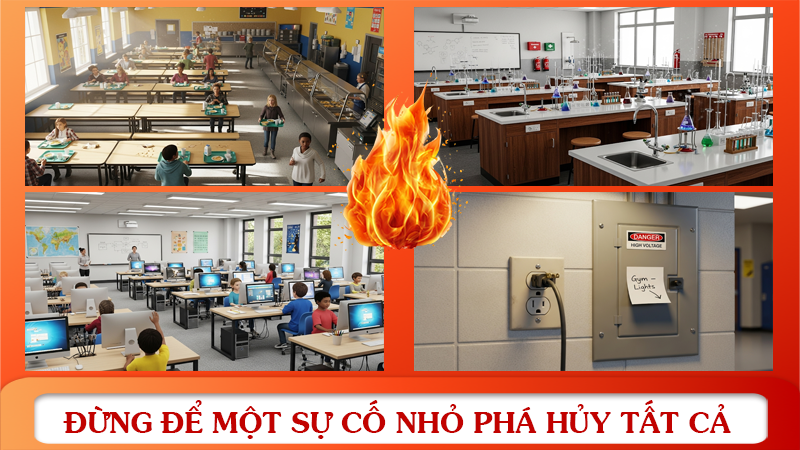 Thách thức khi thi công PCCC tại trường họ
