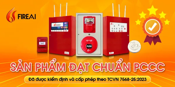 Giải pháp báo cháy không dây FireAI đạt chuẩn PCCC