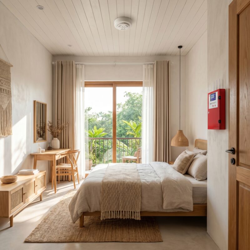 Hệ thống báo cháy tự động đạt chuẩn PCCC cho homestay và nhà trọ