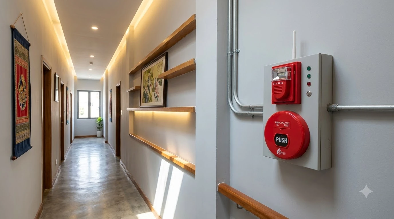 Tổ Hợp Chuông Đèn Báo Cháy Không Dây WAB-01: Giải Pháp Đánh Thức Cả Tòa Nhà